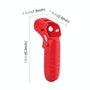 For DJI RC Motion 2 / DJI Avata / FPV Rocker PULUZ Silicone Protective Case with Neck Strap(Red)