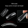 2 Boxes Nail Crystal Rapid Light Therapy Extension Nail Model, Shape: 120 PCS 14