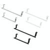 No-Punch Stainless Steel Over Door Towel Rack Cabinet Door Rag Hanging Holder, Length: 23.5cm Silver