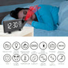 Three-color Projection Radio Alarm Clock USB Digital Alarm Clock Thermometer & Hygrometer