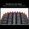 10 PCS Car Tire Emergency Single Grid Anti-skid Chains Tyre Anti-slip Chains