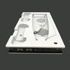 For PS5 Digital / Optical Drive Console Cooling Fan Controller Charging Base With Light Dock Stand(White)