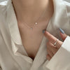Ladies Light Luxury Bowknot Necklace Clavicle Chain, Specification:XL1916