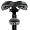 Shell Shape Bicycle Safety Rear Warning Tail Light with 2 Laser Beams and Colorful Lights