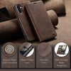 For Samsung Galaxy A26 CaseMe 013 Multifunctional Horizontal Flip Leather Phone Case(Coffee)