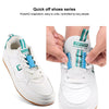 Magnetic Shoelace Buckle Non Binding Shoe Lace Accessories, Size:S (Below 230mm)(Orange)
