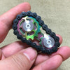 Black Chain Gyro Fingertip Gyro EDC Metal Toy Gear Sprocket Flywheel, Color: Colorful