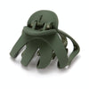 10pcs Frosted Ladies Coiffure Hair Grab Hair Clip(Army Green)