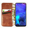 For Infinix Note 10 Pro Cubic Grid Pressed Horizontal Flip Magnetic PU Leather Case with Holder & Card Slots & Wallet(Brown)