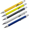 Multi-functional 6 in 1 Professional Stylus Pen(Black)