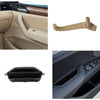 Car Front Left Inside Doors Handle Pull Trim Cover 5141 7394 519-1 for BMW X3 X4, Left Driving (Black)