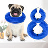 Inflatable Dog Collar, XL (Blue), Soft Cone E-Collar for Cats & Dogs