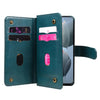 For Redmi K70 Multi-Function Wallet 10 Card Slots Leather Phone Case(Dark Green)