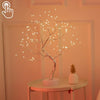 108 LEDs Copper Wire Tree Table Lamp Creative Decoration Touch Control Night Light (Warm White Light)