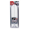 2 PCS Universal Car Auto Rubber Body Bumper Guard Protector Strip Sticker(White)