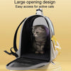 Foldable Cat Backpack Carrier, Blue - Holds 7.5kg, Water-Resistant