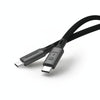 MOMAX DC31 1m USB3.2 USB-C / Type-C to USB-C / Type-C 100W Braided Data Sync Charge Cable (Black)