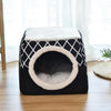 Luxury Cat Bed Capsule, Black, Large - Cats & Small Dogs