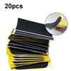 20pcs Finger Skateboard Anti-slip Sticker Sponge Pad, Size: 35x98mm(Black)