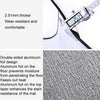 Outdoor Large Hexagonal Double Sided Aluminum Film Moisture Pad Waterproof Heat Insulation Camping Equipment Tent Picnic Pad(Silver)