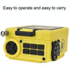 HanRongda HRD-701 Portable Full Band Radio Subwoofer Bluetooth TF Card Digital Display Radio(Khaki)