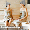 Felt Sauna Hot Spring Bath Hat Absorbent Hair Drying Cap(Grey)