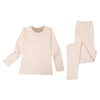 Antibacterial Double-faced Fleece Winter Thickened Constant Temperature Underwear, Size: XXL(Beige)
