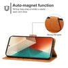 For Xiaomi Redmi Note 13 4G Leather Phone Case(Brown)