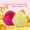3 PCS Natural Plant Organic Sphere Ball Lipstick Embellish Lip Balm(Purple)