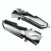 1 Pair For Infiniti Q30 2016-2019 Car Dynamic LED Turn Signal Light Rearview Mirror Flasher Water Blinker (Transparent Black)