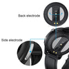 LOANIY E80 1.3 Inch Heart Rate Detection Smart Watch, Color: Black Silicone