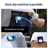 Mini Lavalier Metal MP3 Music Player with Screen, Style: with Earphone+Cable(Black)