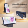 For Samsung Galaxy A35 5G BETOPNICE Vertical Flip Detachable MagSafe Wallet Phone Case(Blue)
