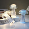 Mushroom Ambient Light Electronic Jellyfish Table Lamp Bedside Night Light 9.4 x 13.7cm(Colorful)