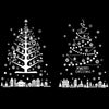 Christmas Window Decoration Poster Santa Claus Elk Snowflake Glass Wall Stickers, Style: SD-2215 45x60cm