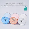 WT-H16 USB Charging Water Pattern Atomizing Humidifier with Colorful Night Lights, Water Tank Capacity: 300mL (Pink)
