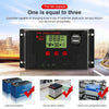 PWM Solar Controller 12V / 24V Lithium Battery Charging Photovoltaic Panel Charging Street Light Controller with Dual USB Output, Model:CPLS-60A