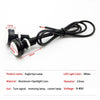 10 PCS 23mm 1.5W DC9-80V Motorcycle Eagle Eye Light Double Lens(Yellow Light)