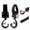 2 PCS/LOT Baby Stroller Accessories Hook Multifunction Baby Stroller Black Plastic Hook(Yellow)