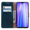 For Xiaomi Redmi Note 8 Pro Business Style Oil Wax Texture Horizontal Flip Leather Case, with Holder & Card Slots & Wallet(Blue)