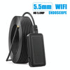 F220 5.5mm HD 5.0MP WIFI Endoscope Inspection Camera with 6 LEDs, Length: 2m