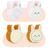 F-CL-03 Plush Cake Rabbit Night Lights Student Dormitory Cute Demon Eye Vibration Clock Light(Yolk Rabbit)
