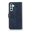 For Samsung Galaxy A36 5G Cow Texture Flip Leather Phone Case(Blue)