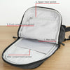 Yesido WB33 Casual Business Chest Bag Oxford Cloth Shoulder Messenger Bag (Black)