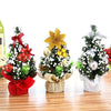 20cm Mini Christmas Decoration Tree Christmas Day Shopping Mall Decorative Props(Silver)