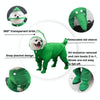 Waterproof Dog & Cat Raincoat with Visor & Shoes, XL Black