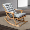 120x50x8cm Home Soft Lounger Cushion Garden Fabric Backrest Rattan Chair Cushion(Claret)