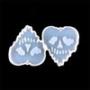 Halloween DIY Earrings Mould Pendant Decoration Silicone Mould, Style: 5775(White)