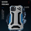 For iPhone 11 R-JUST Shockproof Dustproof Armor Metal Protective Case(Blue)