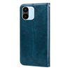For Xiaomi Redmi A1/A2 Oil Wax Texture Leather Phone Case(Blue)